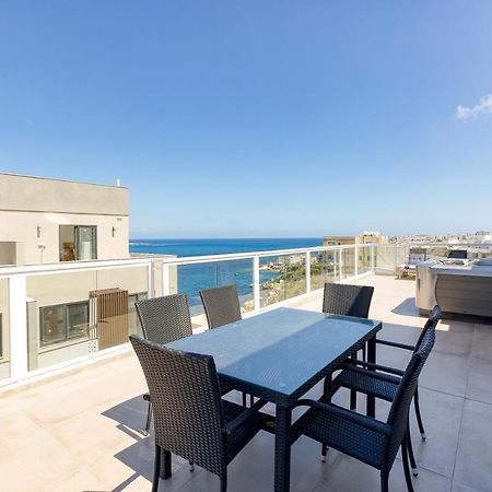Lux Sea Front Penthouse With Breathtaking Views In St Pauls By 360 Estates Lejlighed San Pawl il-Baħar Eksteriør billede