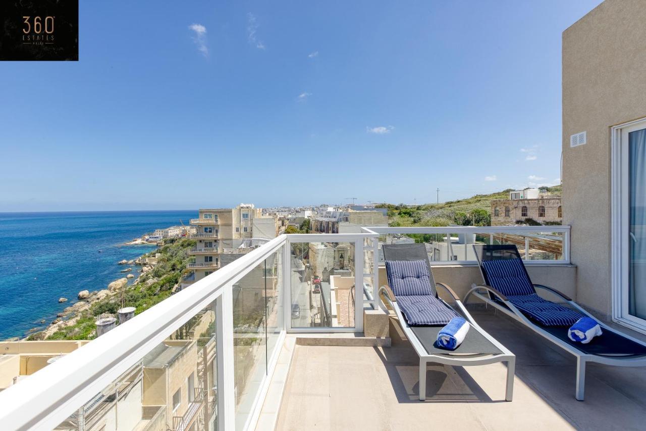 Lux Sea Front Penthouse With Breathtaking Views In St Pauls By 360 Estates Lejlighed San Pawl il-Baħar Eksteriør billede